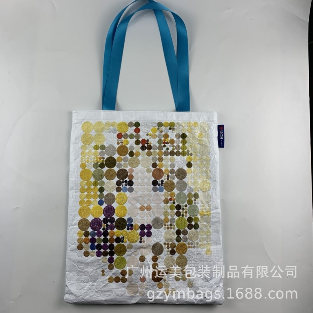 广州实地工厂制作杜邦纸特种材料袋子 单肩包 休闲手提袋专订印刷