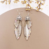 Elite fresh earrings, silver 925 sample, gradient