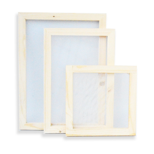 Double-layer papermaking frame, traditional papermaking technique DIY material kit, kindergarten handmade materials, paulownia wood and pine wood papermaking frame