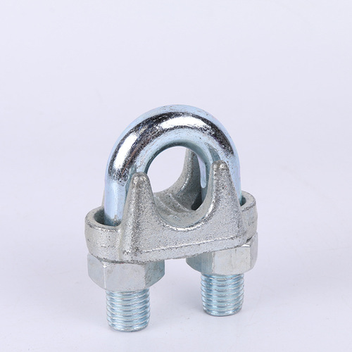 Wholesale galvanized manganese steel wire rope clamping head U-shaped clip rope claw rigging head