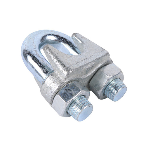 Wholesale galvanized manganese steel wire rope clamping head U-shaped clip rope claw rigging head