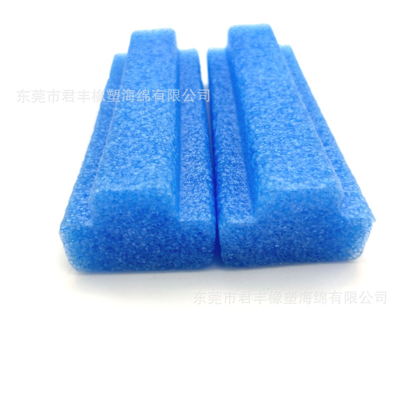 工厂生产工地填缝不吸水水泥用海绵条圆柱异形哈芬槽蓝色珍珠棉棒