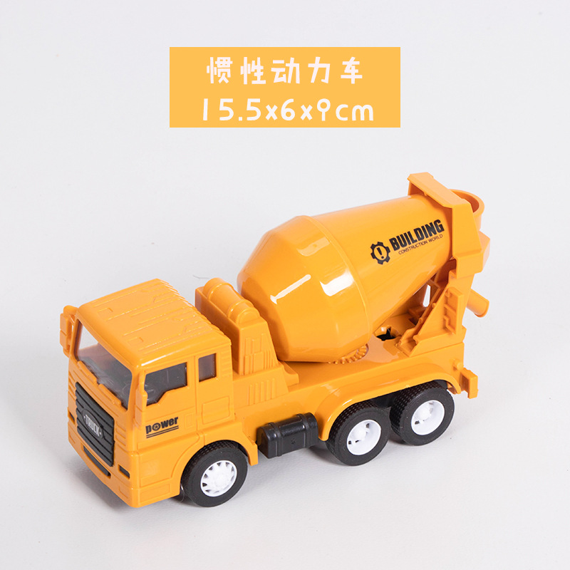 Plástico retráctil grúa de elevación inercia mano empuje ingeniería vehículo compatible con madera pista del tren Juguetes