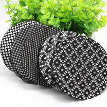 黑色花边弹性发网网兜 成人舞蹈头饰 盘发职业头花发饰发圈 批发