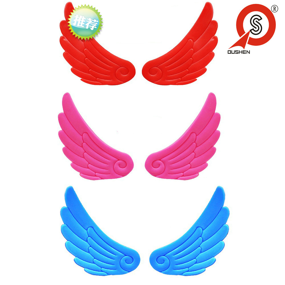 Factory wholesale roller skates roller skates wings roller skates decorative items soft rubber small wings