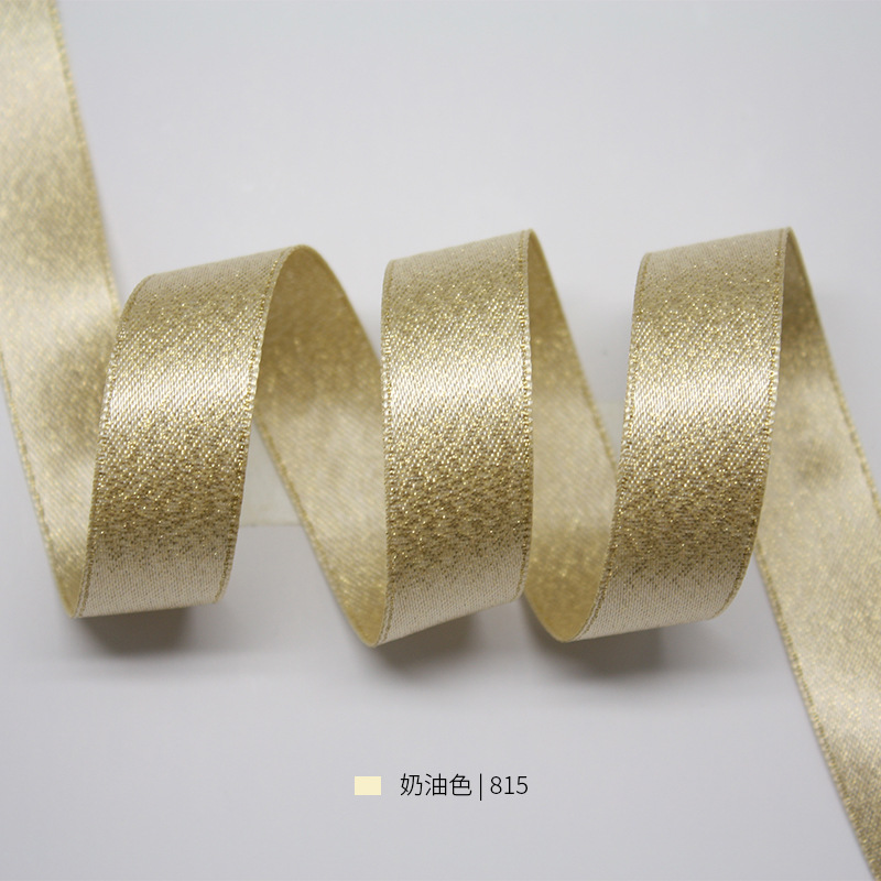 Yao Ming cinta multi-especificación hecha a mano arco DIY accesorios para el cabello material de cocción de la torta cinta de la trama de oro