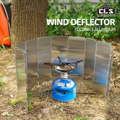 10 pieces of windshields for outdoor barbecue stoves, windshields for mountain climbing and camping, foldable and portable windshields