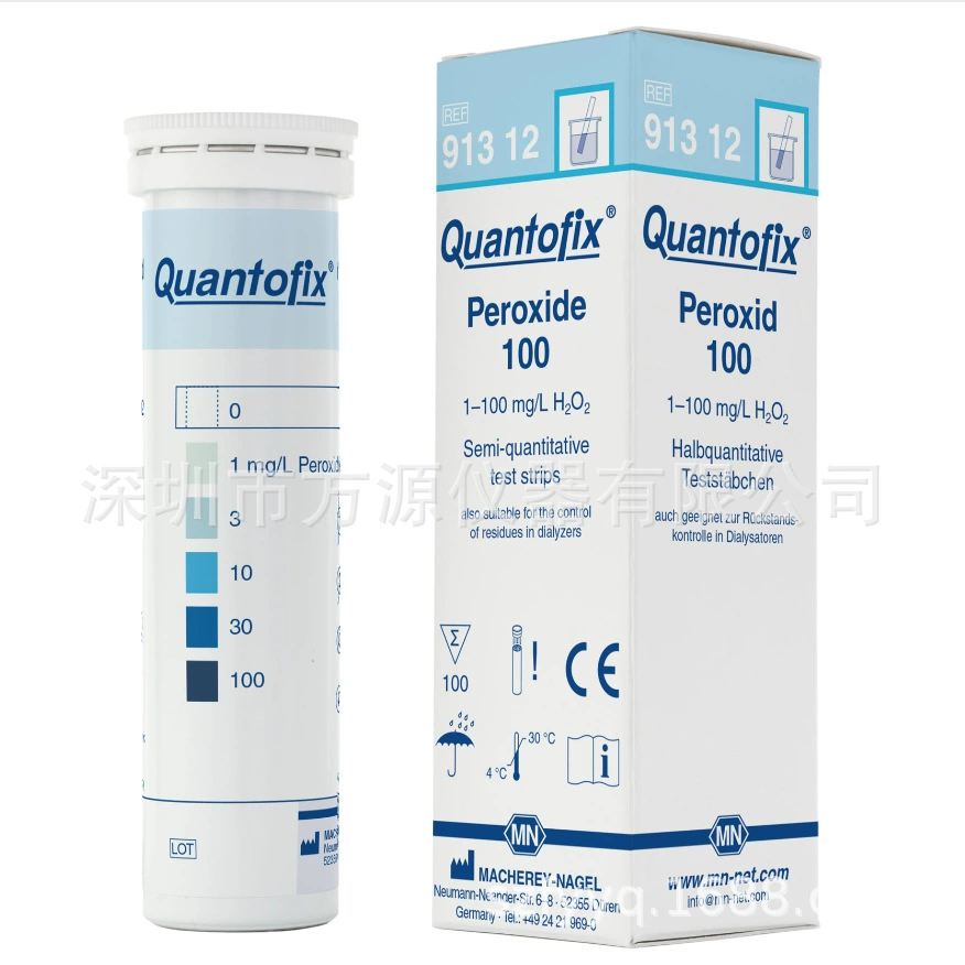 91312 Немецкая тест-полоска с перекисью водорода 0-100 мг/л тест-полоска с перекисью водорода