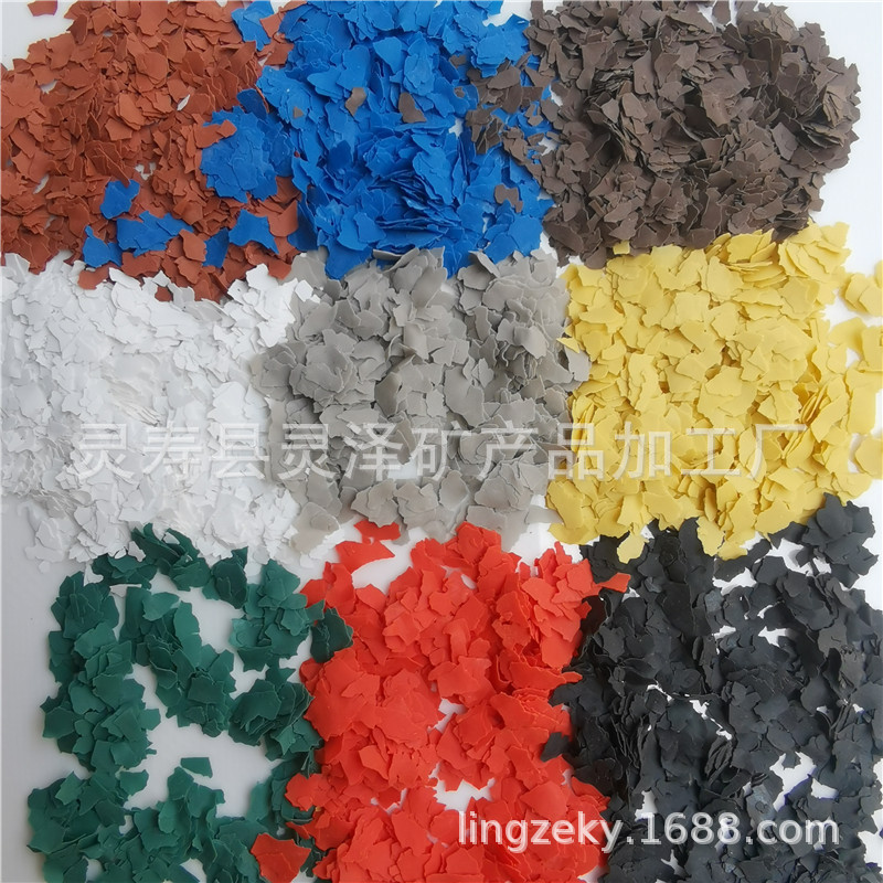 Descuento del fabricante pintura de imitación de piedra pintura de hoja de mica lámina de roca compuesta pintura epoxi para pisos pintura para uñas pintura de piedra real lámina de roca de color