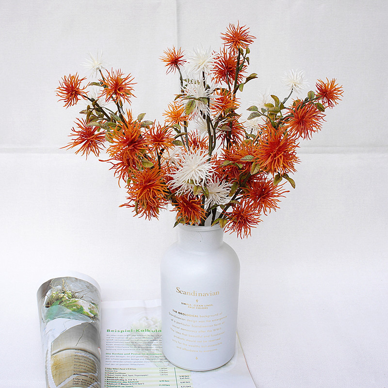 Simulated Small Mango Flowers in Retro Style, Autumn-Colored Small Mango Flowers, Artificial Flowers, Fake Flowers, Home Decoration, Photography Props, Wedding Flowers