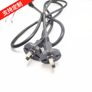 廠家批發 國標電動設備插頭電源線兩芯砂輪機角磨機工具插插頭線