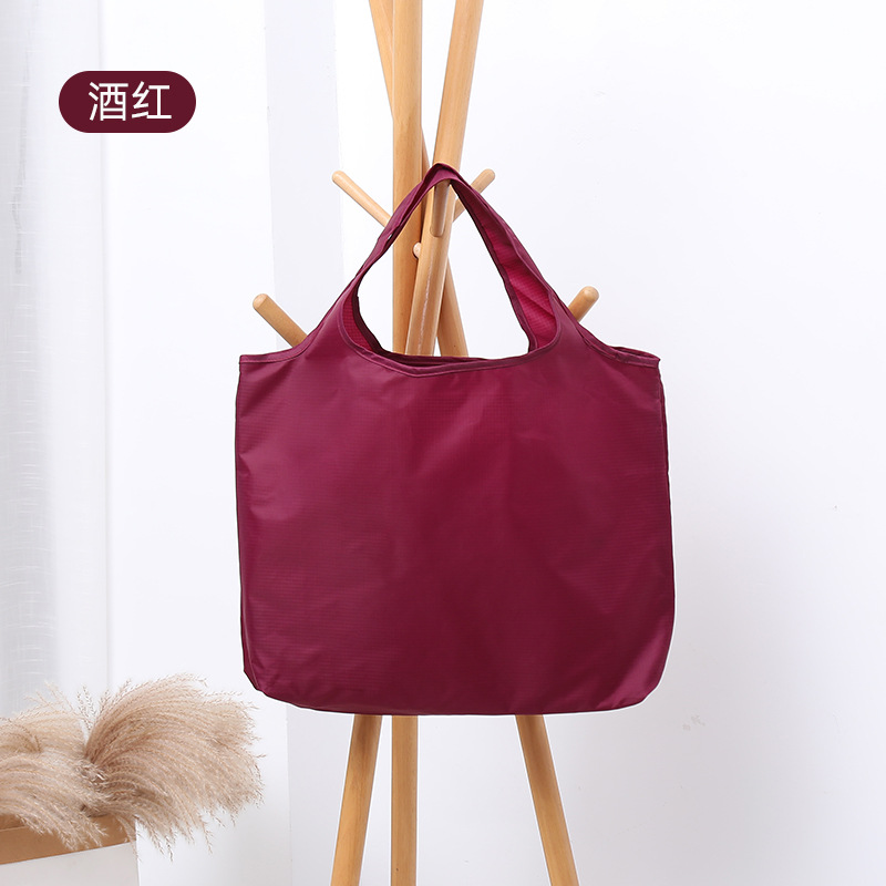 En stock bolsa de compras impermeable multicolor grande bolsa de compras de protección del medio ambiente Portátil Bolsa de protección del medio ambiente plegable bolsa de compras