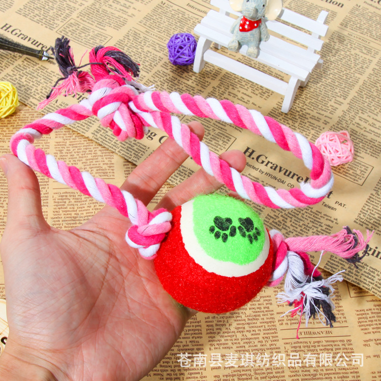 Fabricantes al por mayor juguetes para mascotas con tenis de algodón interactivo Teddy Corky juguetes para perros de molienda juguetes para perros