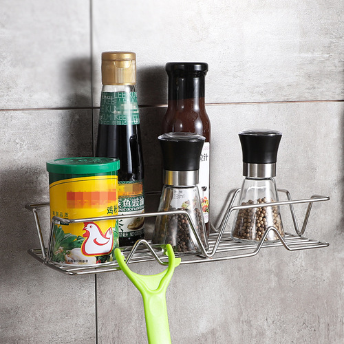 New stainless steel tripod bathroom storage rack multifunctional storage rack no punching simple organization rack