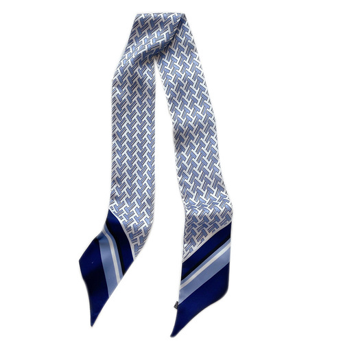 Silk scarf women's fashion spring and autumn multi-functional thin long leather ribbon Korean style decorative scarf headband tie bag belt scarf