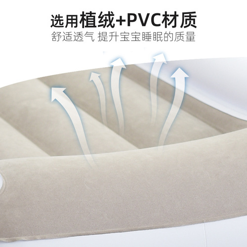 Outdoor travel car children inflatable bed high-speed rail plane long-distance bus magic baby infant foldable air mattress