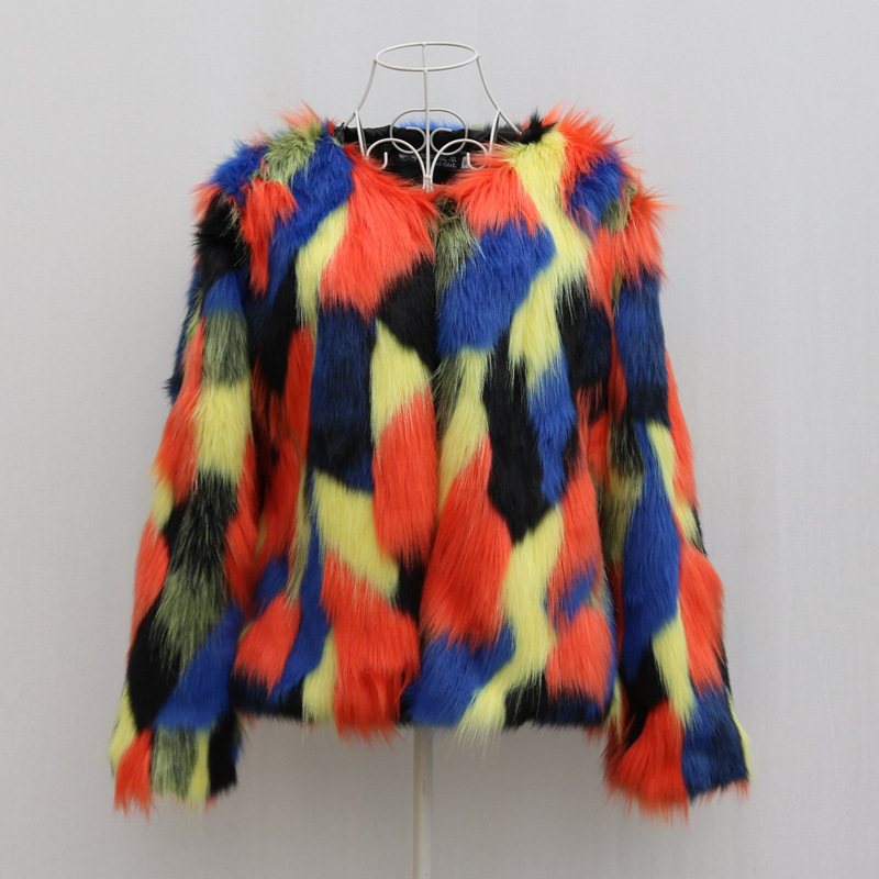 Women's Clothing Autumn and winter new fox fur coat short women's Korean style slim Haining raccoon fur coat casual_voghion.com