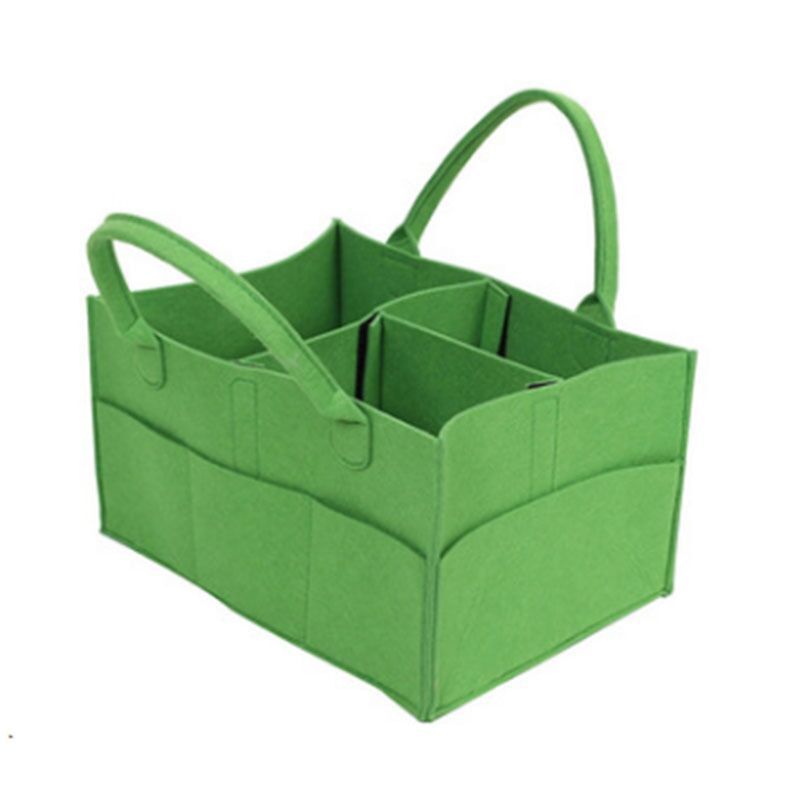 도매 휴대용 펠트 가방 기저귀 보관 가방 미라 가방 화장품 가방 다기능 아기 보관 상자