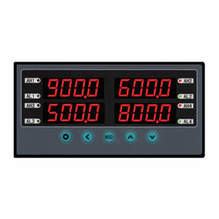 WPD4四通道数显表 4通道数显表 4路PT100四通道数字表显示仪表