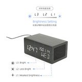 Деревянные колонки с зарядкой, беззвучный мобильный телефон, bluetooth