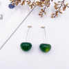 Summer fruit long universal fashionable earrings, city style