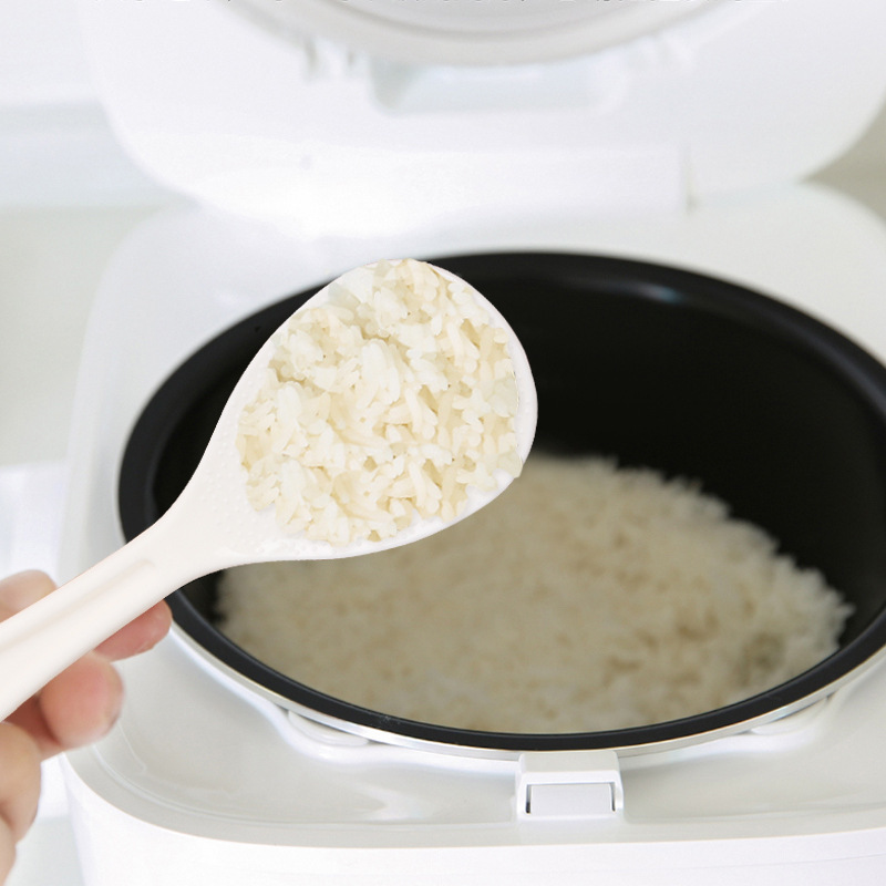 Cuchara de arroz engrosada para el hogar cuchara de sopa cuchara de arroz antiadherente cocina de arroz pala de plástico cuchara de avena grande cuchara de gachas al por mayor