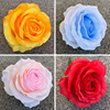 Wedding Simulation Rose Wedding Temple Hotel Window Furnishing Furnishing Soft Decoration Silk Flower Photography Artificial Dali Flower Head