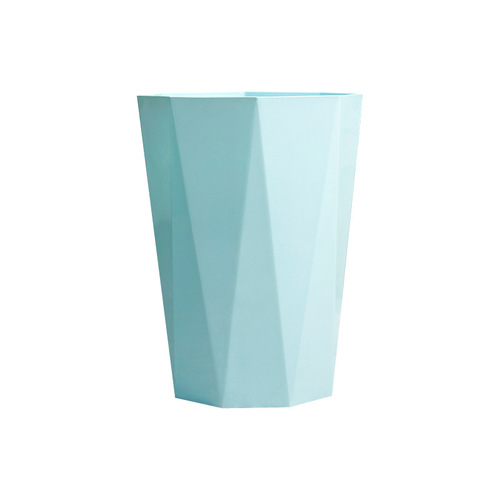 Household trash can with high appearance, diamond diamond shape, Nordic creative kitchen and living room, drop-resistant trash can wholesale
