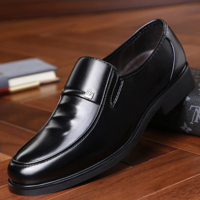 Осенняя мужская обувь оптовая мужская кожаная обувь бизнес-джентльмен мужская обувь дышащая средняя и пожилая папапая обувь большого размера обувь