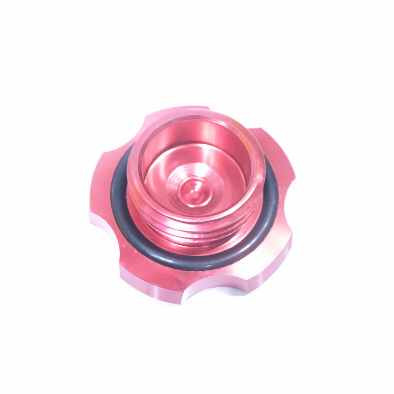 Subaru Modified Oil Filler Cap For Subaru STI Forester Impreza WRX Legacy (Fuel tank) - red