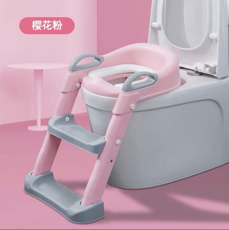 Fábrica directa de inodoro infantil escalera ajustable plegable inodoro infantil escalera auxiliar anillo de inodoro para hombres y mujeres, como