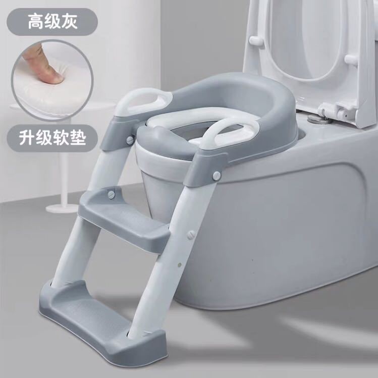 Fábrica directa de inodoro infantil escalera ajustable plegable inodoro infantil escalera auxiliar anillo de inodoro para hombres y mujeres, como