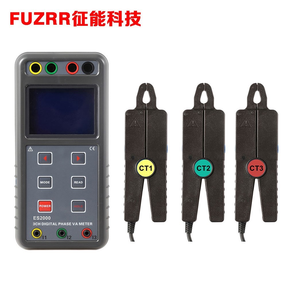 征能 三相交流电相位计ES2000相序表 相序测试仪 相位表