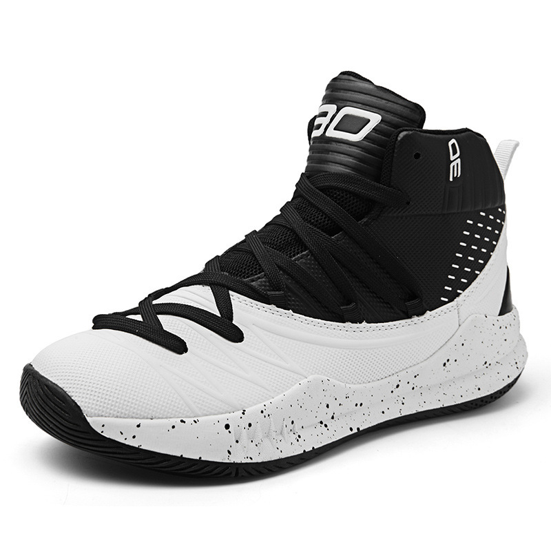 Cross-border generation hair middle help basketball shoes autumn and winter white men's shoes summer all-match factory high-top simple summer sneakers for students