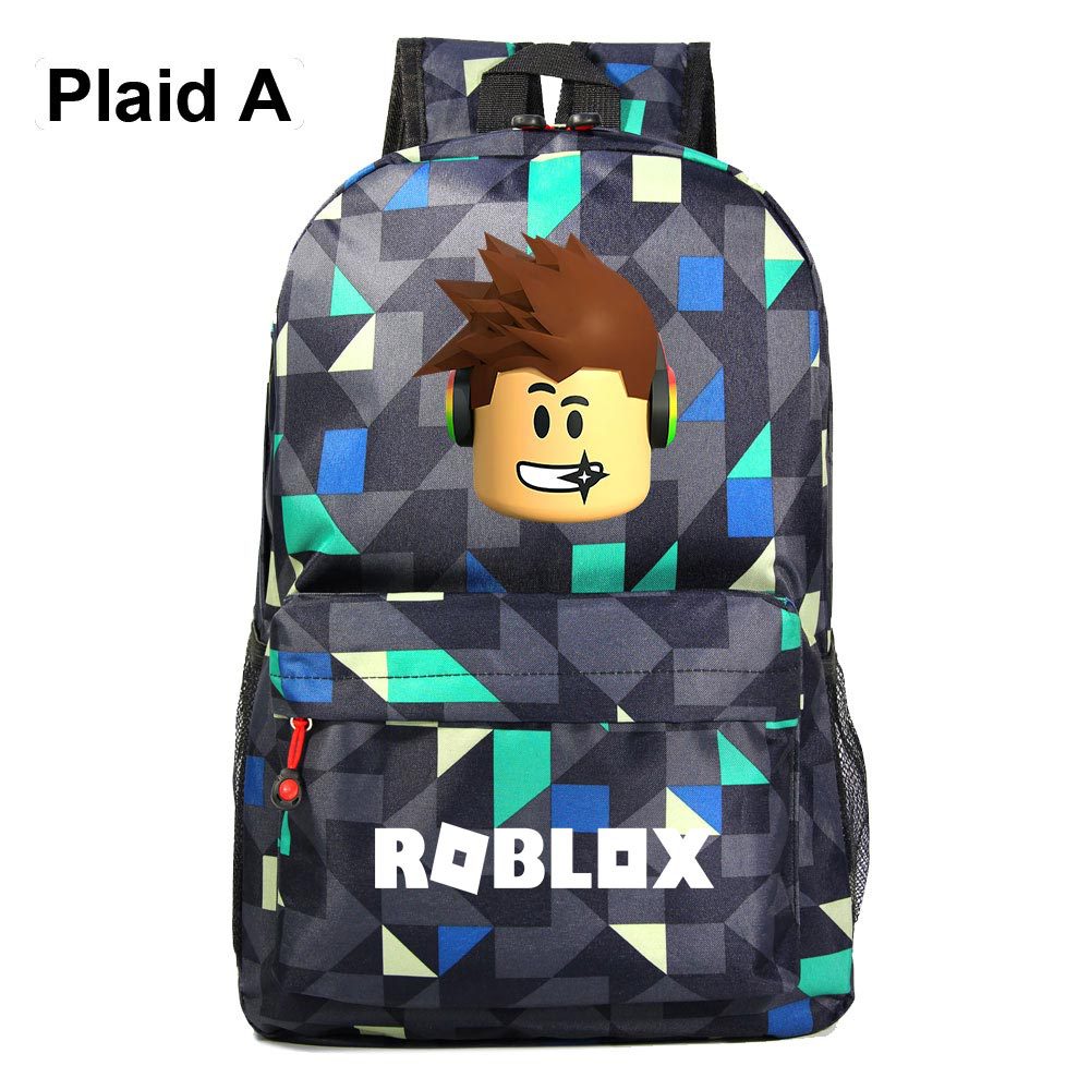 速卖通外贸热销热门游戏Roblox青少年中学生书包男女休闲双肩背包