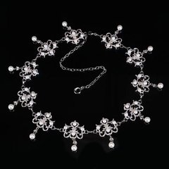 wu belly dance waist chain new sexy rhinestone beginner female honey dance performance diamond chain red and blue