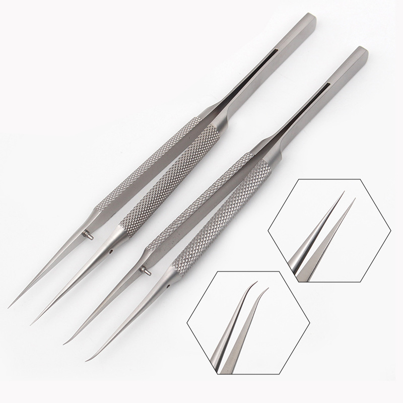 手机维修镊子加硬 钛合金尖0.15mm 显微镜飞线用