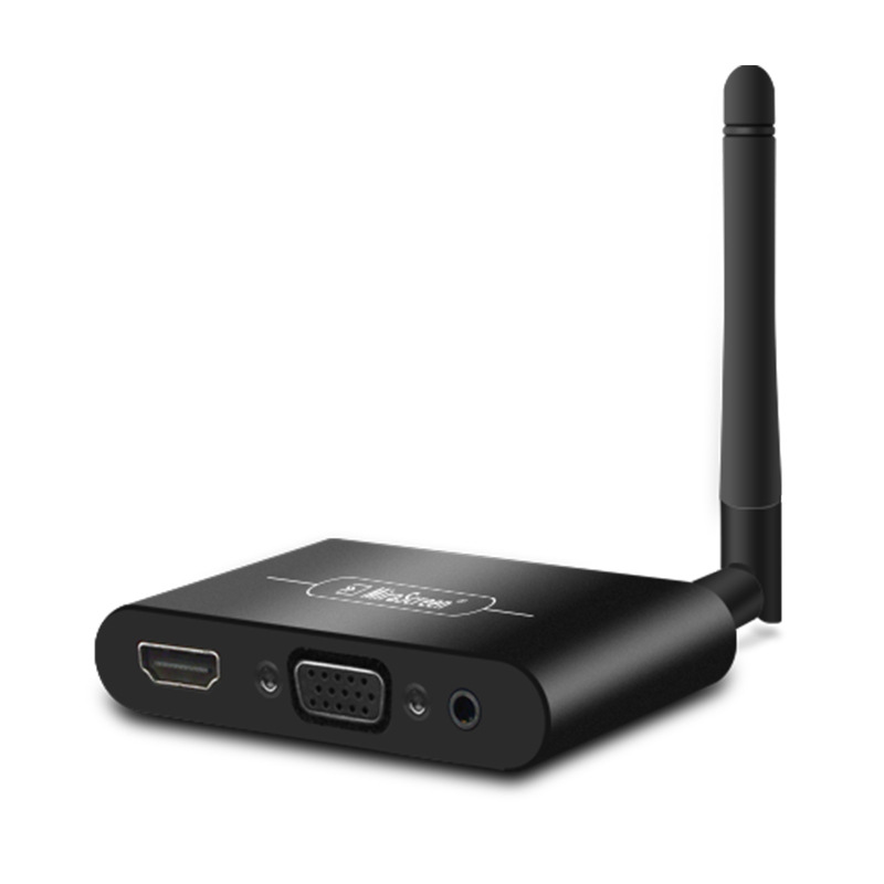 Inteligente inalámbrica HDMI mismo dispositivo de pantalla super antena señal + AV navegación del coche + interfaz HDMI + interfaz VGA