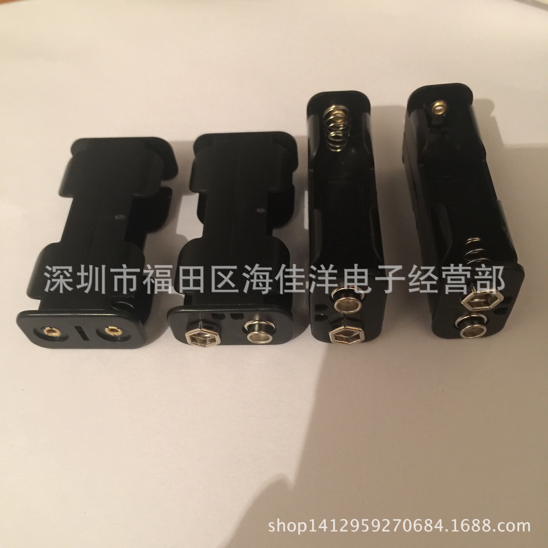 现货5号2节电池盒 背靠背 带9v扣公母扣电池盒 3v