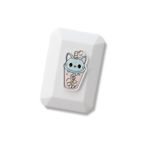 Japanese and Korean cartoon contact lens case creative ins style cartoon simple portable acrylic pattern contact lens storage box