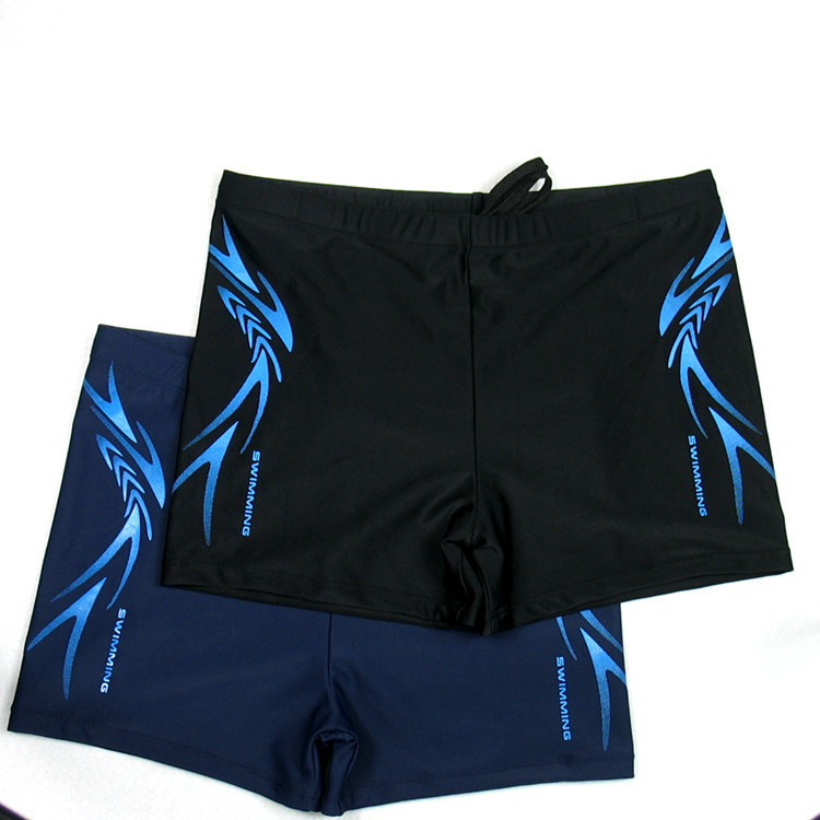 New Banfei Brand Men's Boxer Swimming Trunks, Men's Swimsuit, Fashionable Printed Pattern Boxer Swimming Trunks