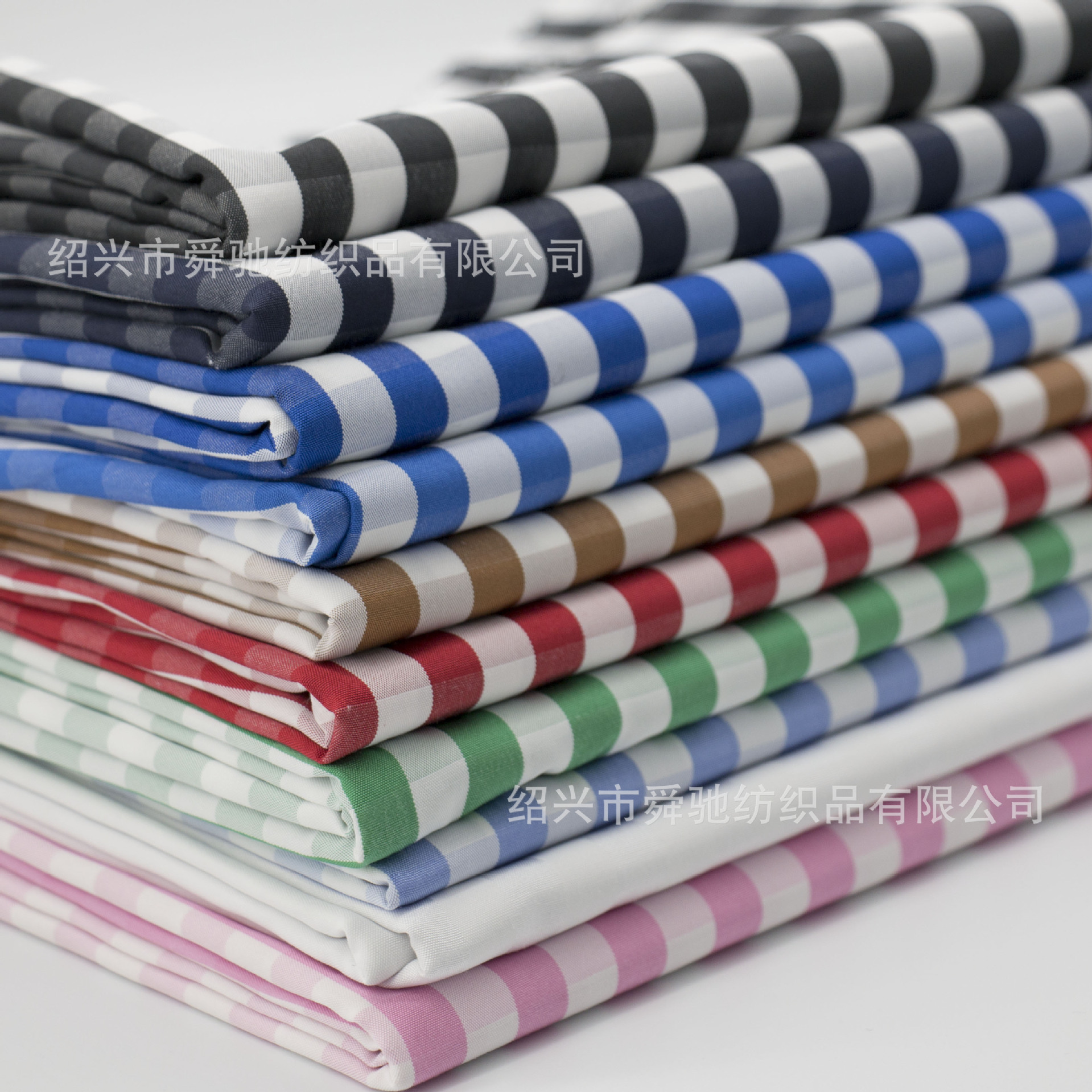 厂家现货 8mm色织格子布 超柔软格子衬衫面料 大格子连衣裙布料