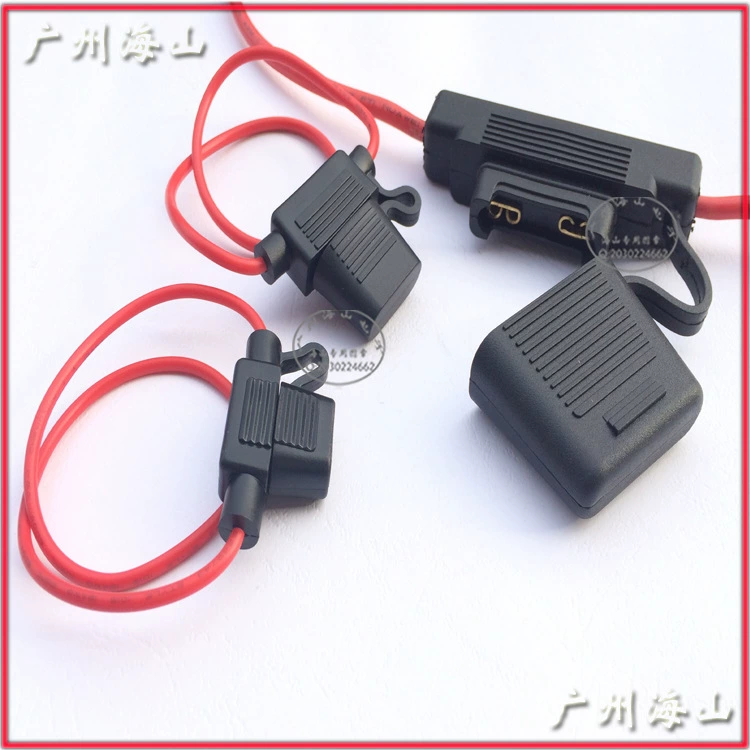 Малый держатель предохранителя 12AWG14AWG16AWG18AWG средний держатель вставки красный и черный провод по мере необходимости