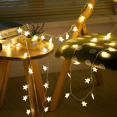 Factory direct sales led star lights string lights flashing stars star lights string new year festival Christmas decoration lights string lights