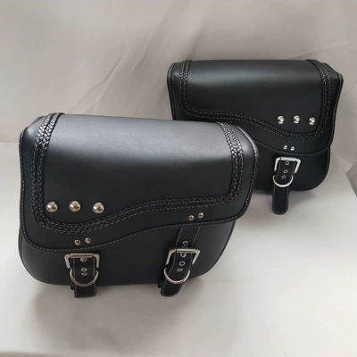 Motorcycle Bag Side Bag Durable Safety Products Longjia Benda Prince Cruise Modified Motorcycle Bag Knight Bag (Motorcycle Safety Supplies) - 3515275cm-woven-pair