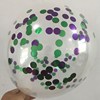 Transparent balloon, children's nail sequins, layout, decorations, 12inch, 8 gram, Birthday gift