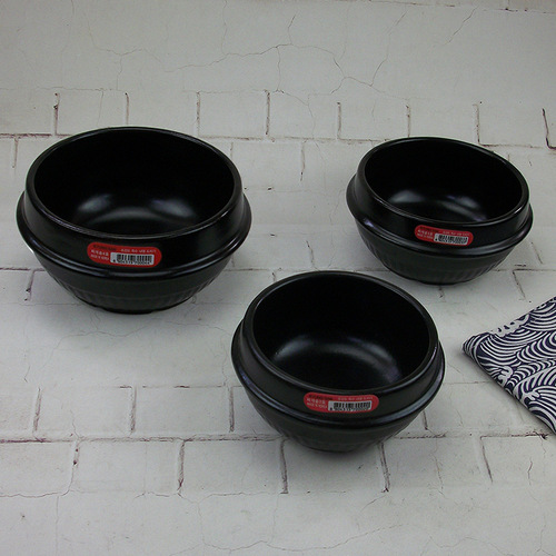 Household gas Korean stone pot bibimbap open fire stone pot potato powder miso soup casserole bowl casserole rice noodles commercial