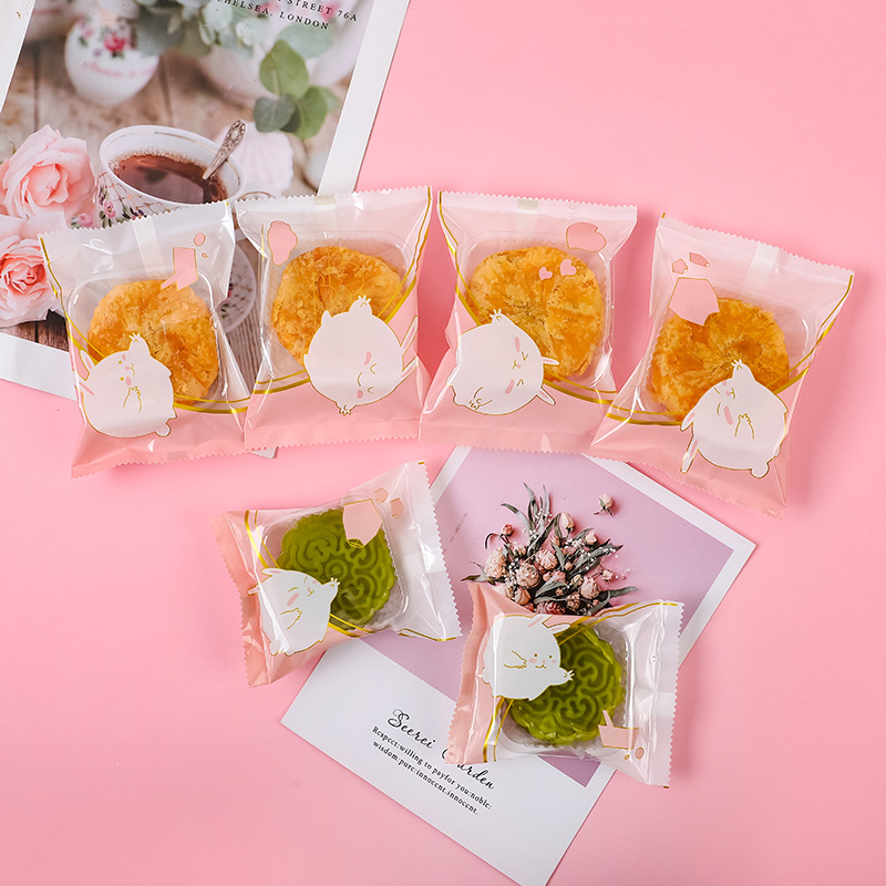 2025年新款原创饼干蛋黄酥包装袋50g80g中秋冰皮月饼包装袋机封袋