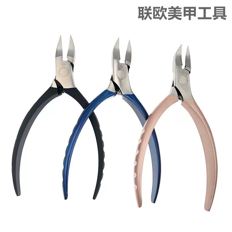 现货批发不锈钢指甲钳 指甲剪死皮剪 甲沟尖头鹰嘴钳修甲器指甲刀