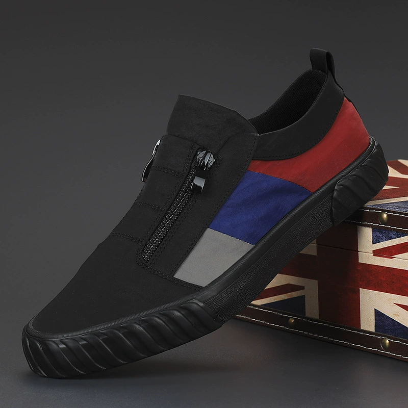 Мужские кроссовки осень 2025: Новинка, дышащие, в корейском стиле, модные, спортивные, повседневные, с цветными вставками, из канваса